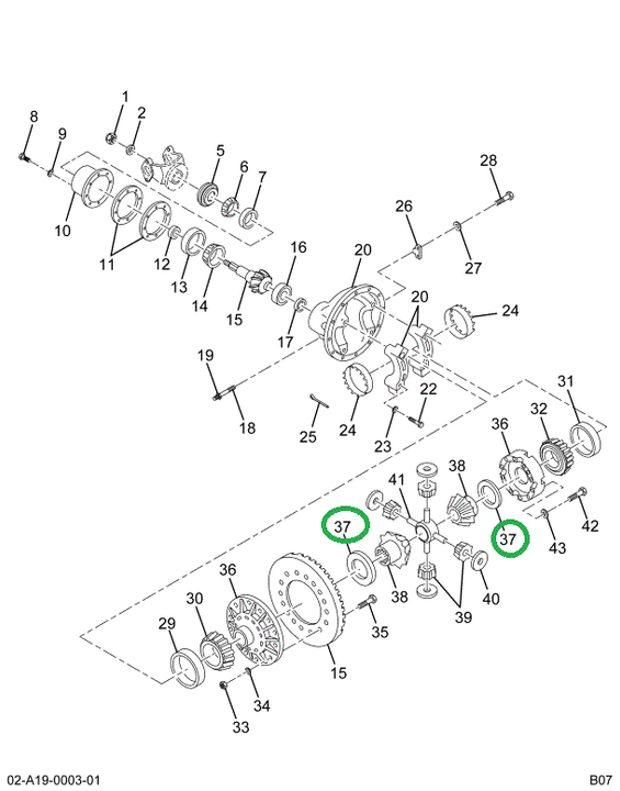 1694552C1 WASHER THRUST SIDE GR RS15120