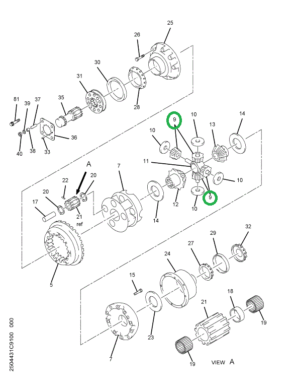 1694558C1 GEAR DIFF SPIDER RS23240