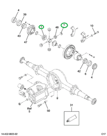 1694570C1 GEAR DIFF SIDE RT46160