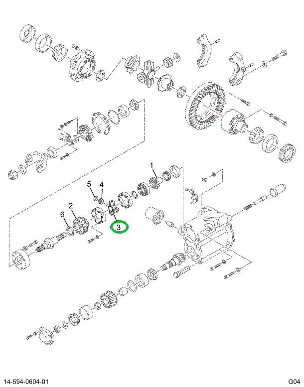 1694573C1 SPIDER DIFF RT46160