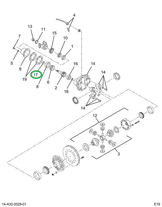 1694579C91 SET SPACER PIN BRG RS23180