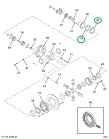 1694582C91 SET SHIM PIN CAGE RS17140