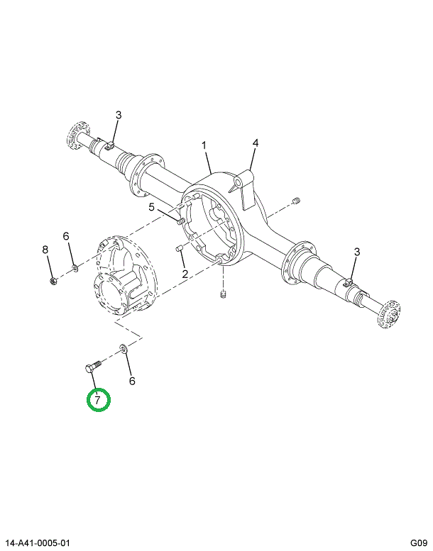 1694729C1 BOLT DIFF CARR TO HSG