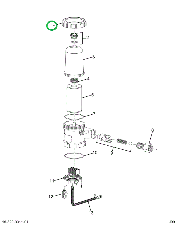 1694754C1 COLLAR  FUEL FILTER