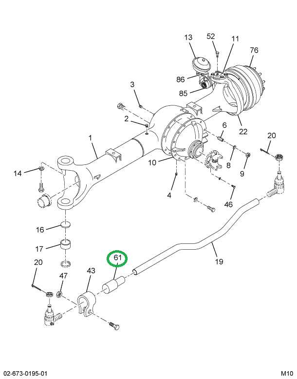 1695044C1 ROD,LINK INTERMEDIATE