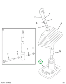 1695402C91 HOUSING,CONTROL LEVER