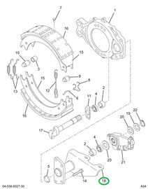 1695450C91 BRACKET,BRK CAMSHAFT & CHAMBER