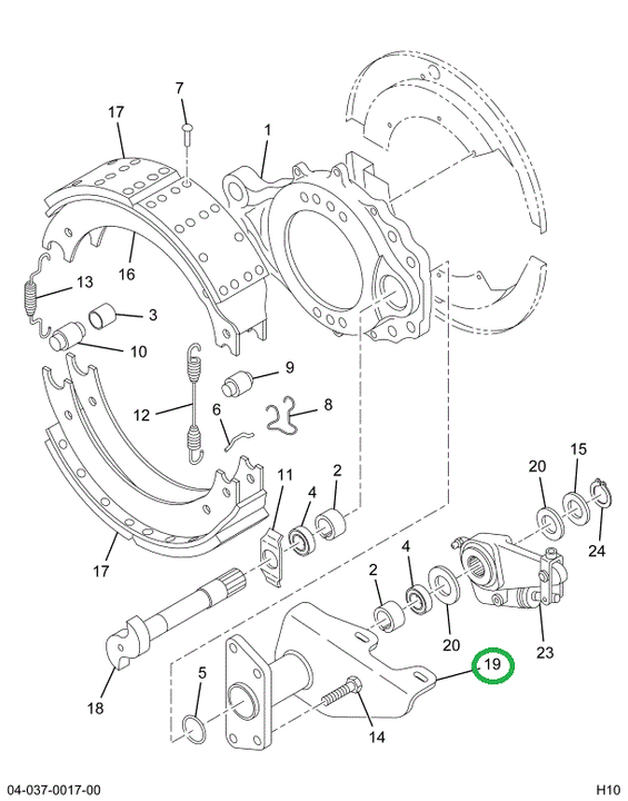 1695504C91 BRACKET,BRK CAMSHAFT & CHAMBER