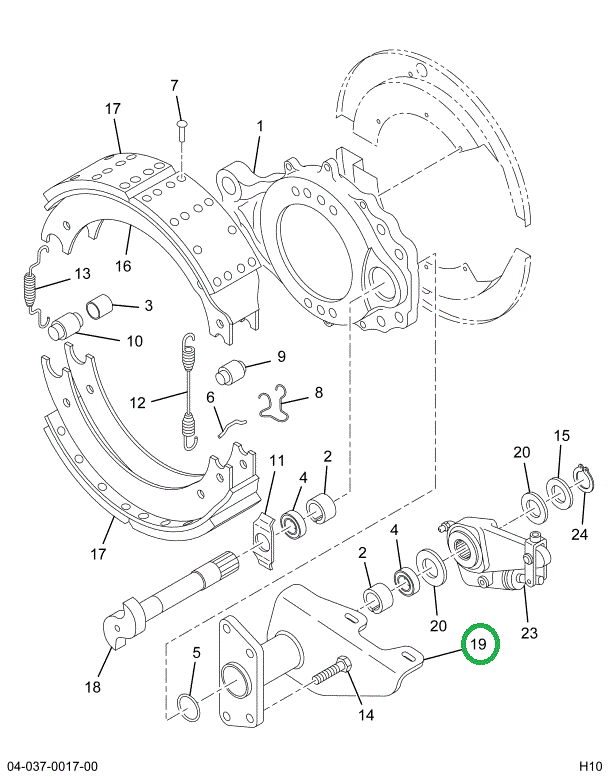 1695515C91 BRACKET,BRK CAMSHAFT & CHAMBER