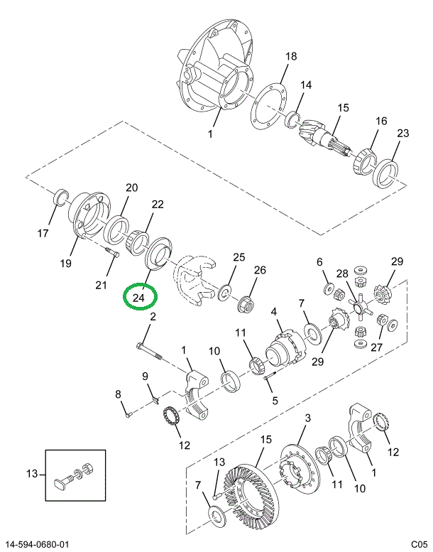 1695939C1 SEAL-OIL PINION 14ADR