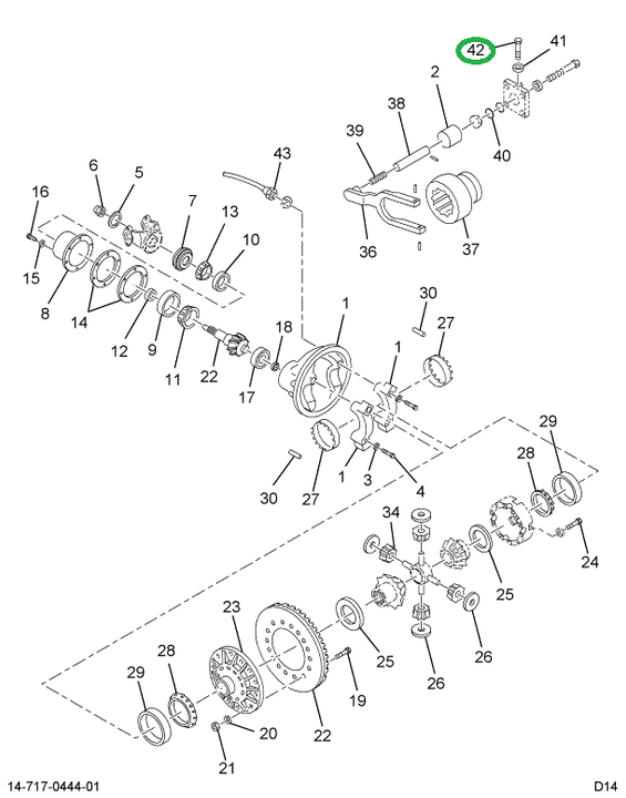 1696236C1 BOLT,HEX SHIFT CYL