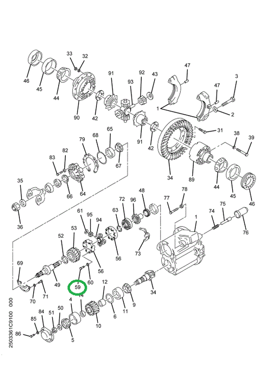 1696237C1 BOLT HH M10 X 45MM IAD