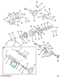 1696254C1 Spacer, Pinion Bearing .264