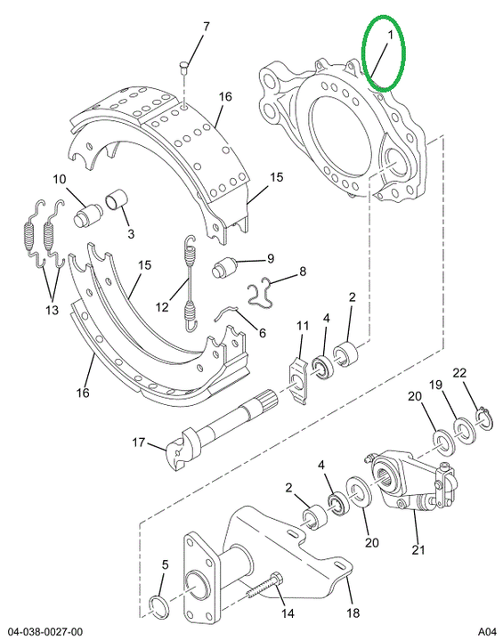 1696268C91 Spider, Brake