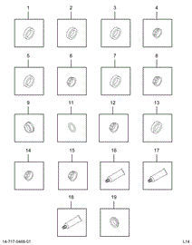 1696414C91 AXLE,KIT,DIFF BRG & SEAL 14GRA