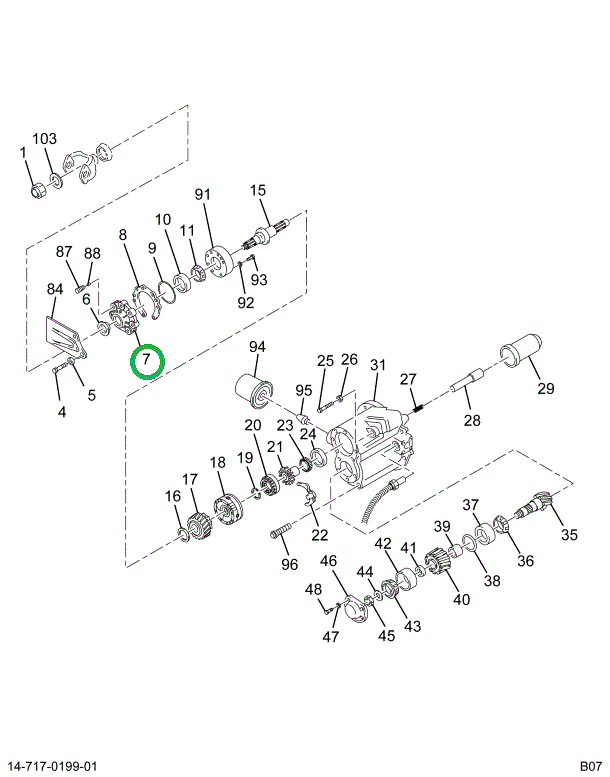 1696421C91 CAGE,INPUT SHAFT BRG W/CUP