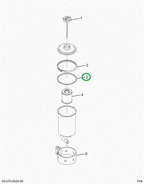 1696767C1 GASKET,RESERVOIR TO COVER