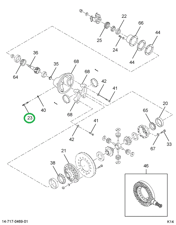 1696803C1 SCREW,DR GR ADJ THRUST