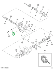 1696804C1 WASHER,NUT,SPECIAL THRUST SCRE