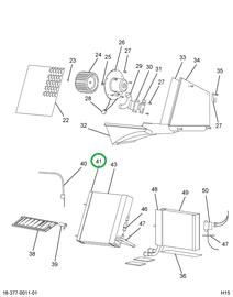 1696841C1 BRACKET,EVAPORATOR AIR COND