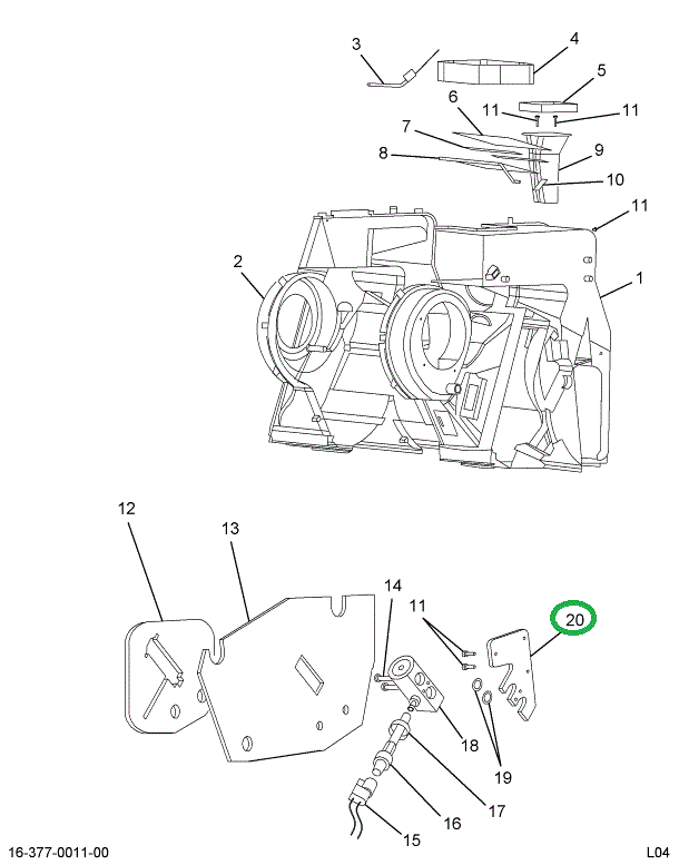 1696856C1 SUPPORT,AIR COND