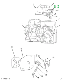 1696860C1 SEAL,DUCT AIR COND
