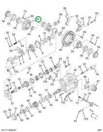 1696869C91 Case Assy, Differential, D/l 4