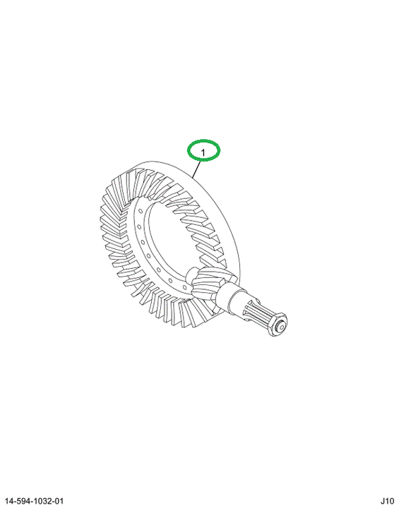1696879C91 Gear Set, Ring And Pinion Diff