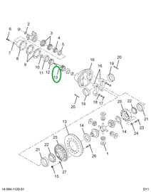 1696889C91 Gear Set, Ring And Pinion Diff