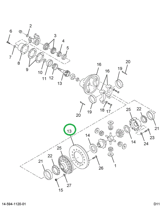 1696890C91 Gear Set, Ring And Pinion Diff
