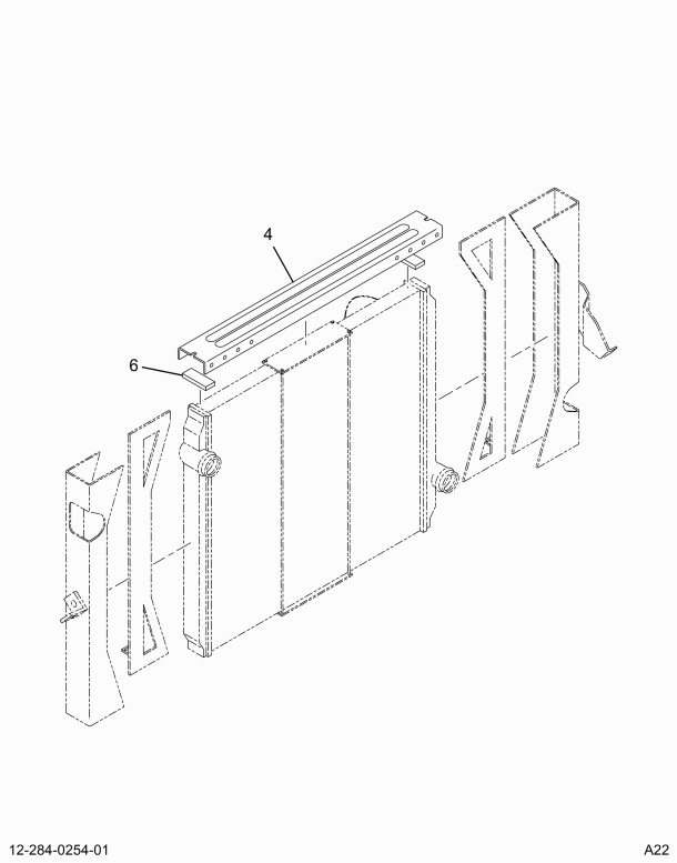 1696895C2 CHANNEL RAD SUPT W/ISOLATORS