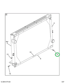 1697116C1 SCREW SPECIAL RADIATOR MTG