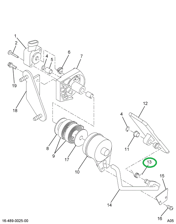 1697270C1 SPRING ACCEL PEDAL