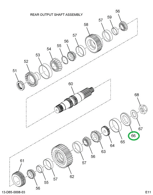 1697632C1 SEAL OIL REAR T-CASE