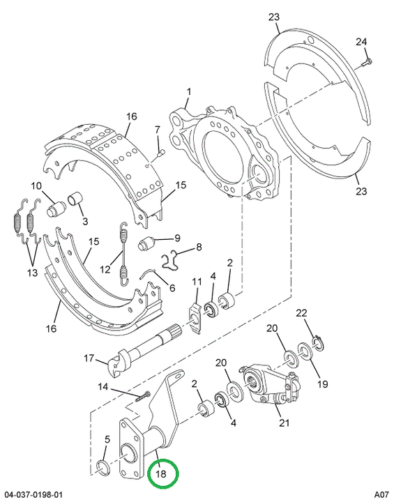 1697673C91 BRACKET BRK CAMSHAFT & CHAMBER