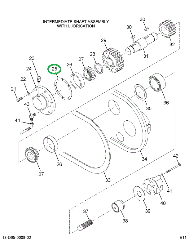 1697682C1 SHIM INTERMEDIATE REAR