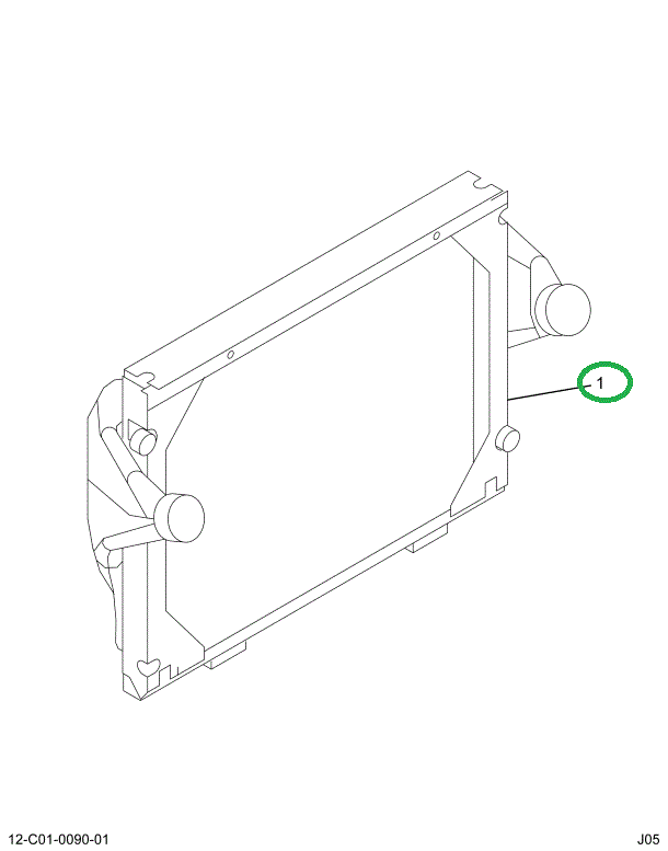 1697719C1 COOLER CHARGE AIR