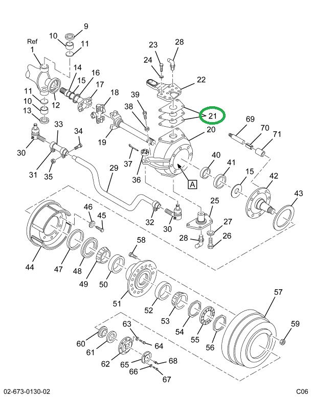 1697834C1 SHIM STRG KNCKL K/P .010