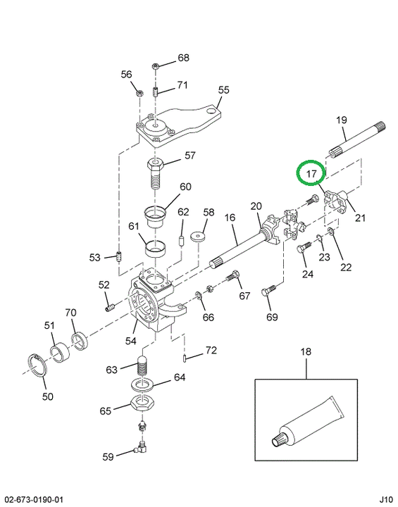 1697902C91 Yoke, Inner Steering Knuckle D