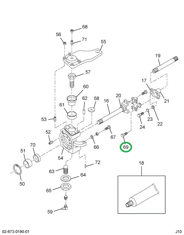 1697904C1 Bolt, Axle Shaft U-joint