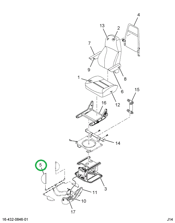 1698107C1 SUPPORT ASM SEAT AIR LUMBAR