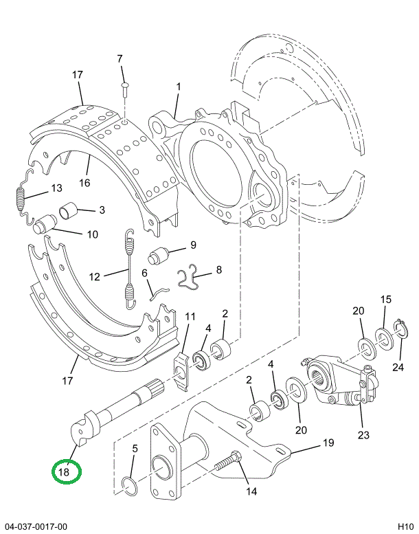 1698121C1 CAMSHAFT BRAKE