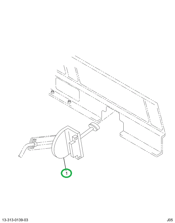 1698156C91 KNOB ASSY  A/T SHIFT CONTROL