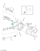 1698296C91 SHAFT-DIFF OUTPUT W/NUT 14GDE