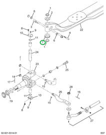 1698524C91 BEARING-THRUST W/SEAL I60S