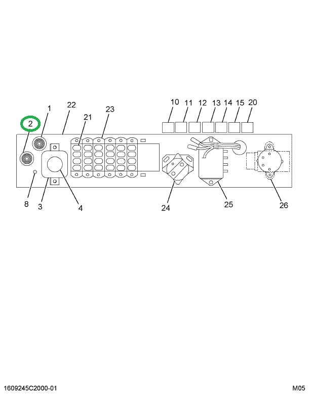 1698611C1 BUZZER WARNING ALARM