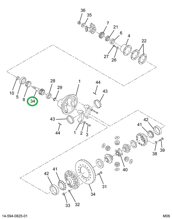 1698798C91 Gear Set, Ring And Pinion Diff