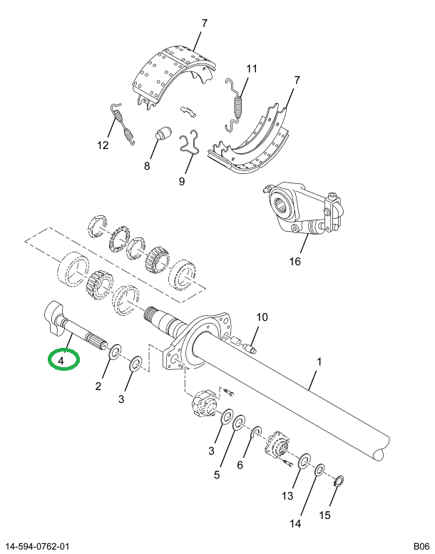 1698826C1 CAMSHAFT BRAKE LT