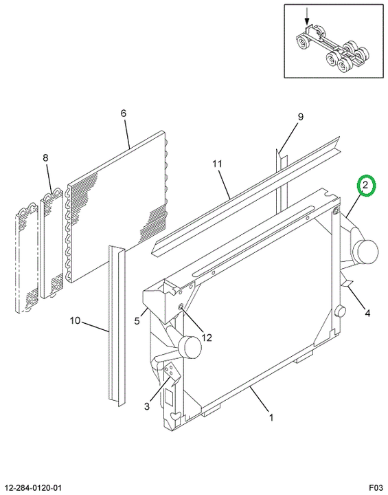1698844C1 COOLER CHARGE AIR