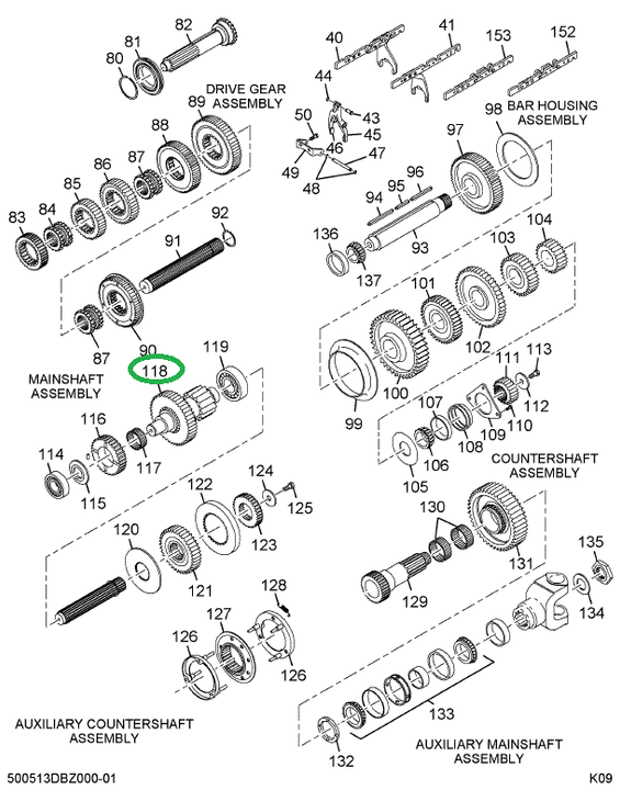 1698967C1 Shaft, Counter Auxiliary Range